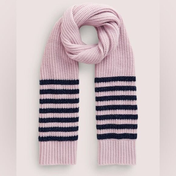 Boden Chunky Pink Matching Knit Winter Hat & Scarf. One Size. OS. NWOT. main image 8